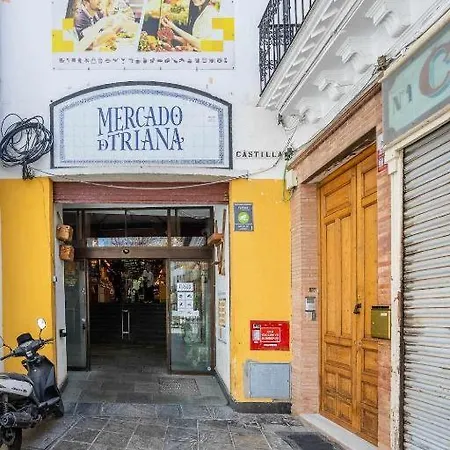 아파트 Alzhara Ii Balcon Triana Torre Pelli 세비야